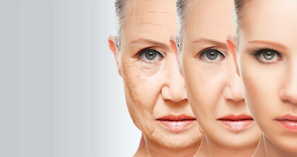 Rejuvenation of facial skin with laser technology