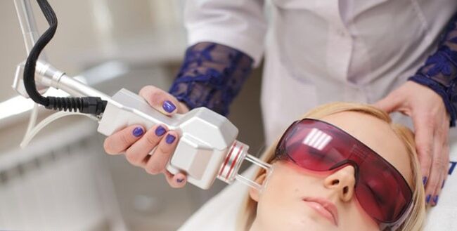 The principle of face restoration with laser